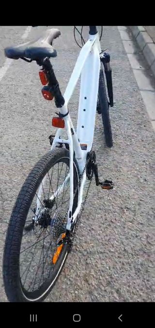 Bicicleta Eléctrica Yamaha CrossCore Blanca