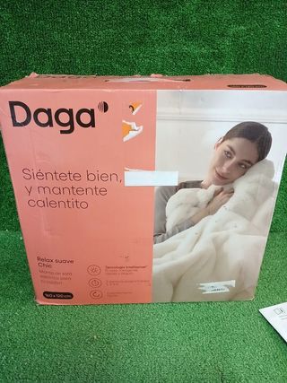 DAGA Manta térmica eléctrica de Sofá Relax 160x120