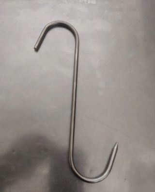 Set de 50 ganchos de acero inoxidable