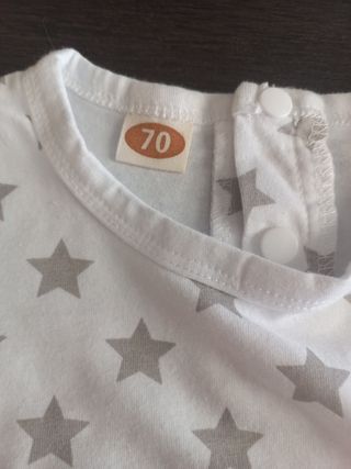 Tutina bimbo/a elefanti e stelle taglia 70