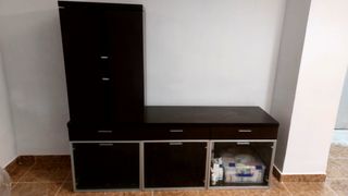 Mueble Bar Madera y aparador