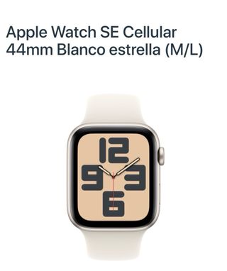 Apple Watch SE Cellular 44 mm stella bianca