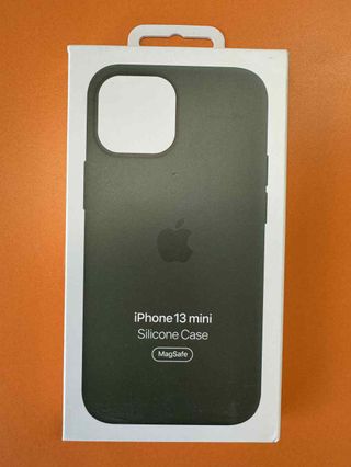 Custodia in silicone eucalipto per mini iPhone 13