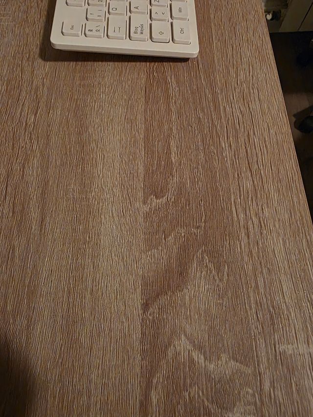 Escritorio moderno madera y metal mas silla