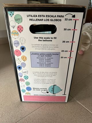 Bombona de Helio Mister Helio