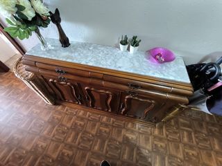Mueble de entrada de madera 