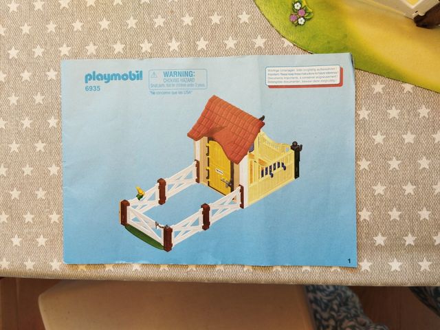 Playmobil 6935 Caballo Appaloosa y Establo