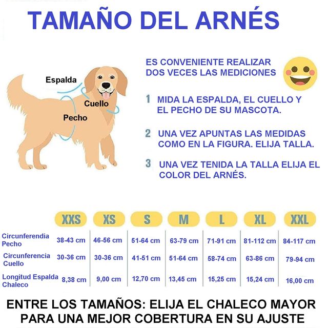 Arnés para Perro Mister Zoo Talla S Azul Marino