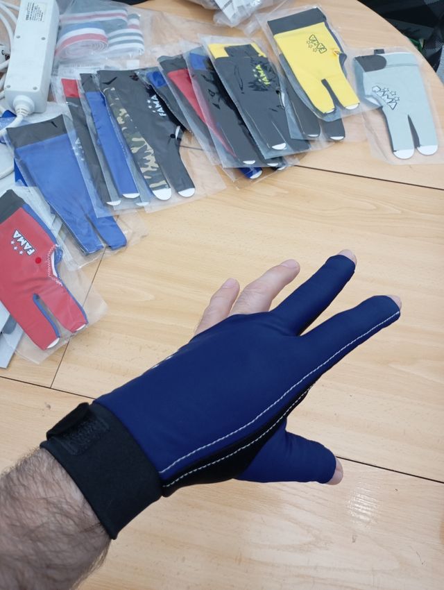 Guante de billar FAMA azul