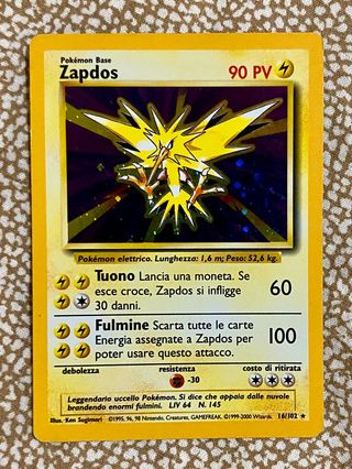 Zapdos Base Set 16/102 ITA