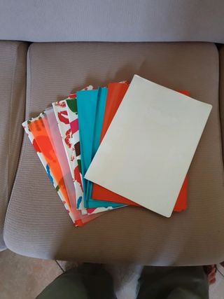 12 copertine plastificate protettive per quaderni