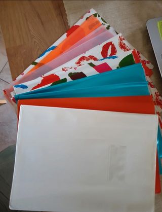 12 copertine plastificate protettive per quaderni