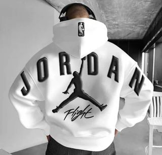 Sudadera Jordan Oversize Blanca