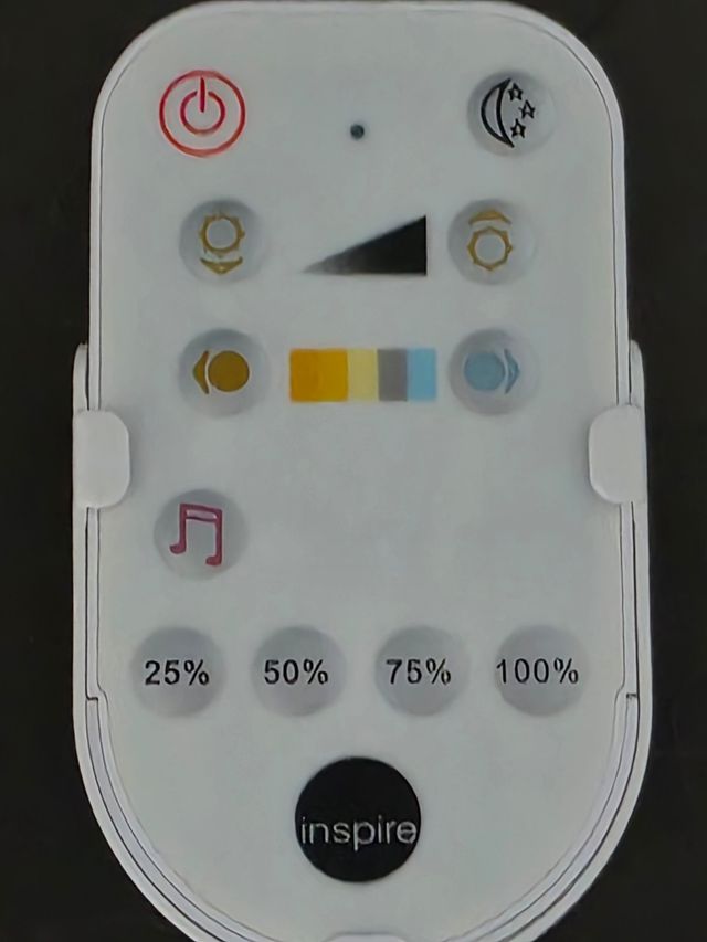 Lámpara LED moderna con estrellas