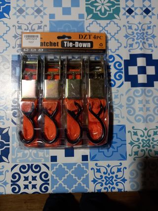 4 Cincha de Amarre Ratchet Tie-Down