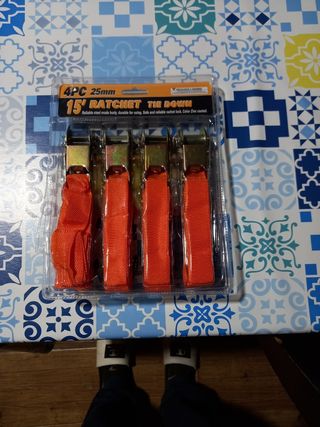 4 Cincha de Amarre Ratchet Tie-Down