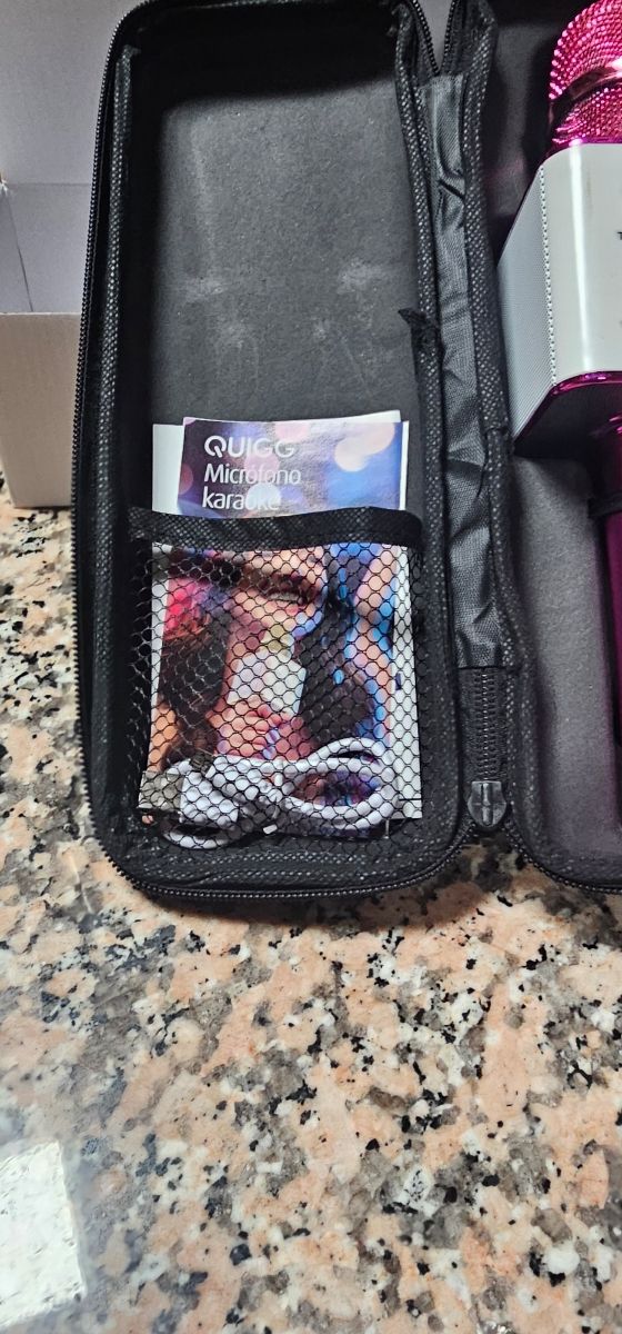 Micrófono Karaoke QUIGG 8W Bluetooth