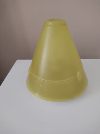 Lampada da comodino gialla