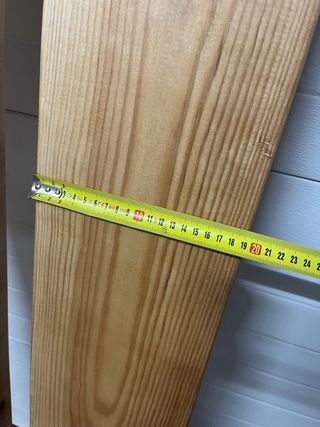 Ripiani in rovere massiccio