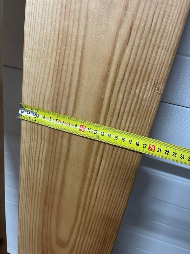 Ripiani in rovere massiccio