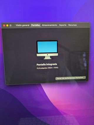 iMac 21.5 2015 Apple Plata