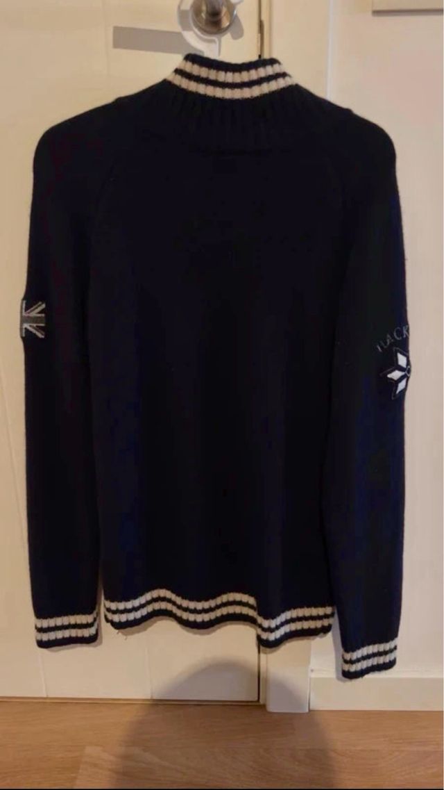 Jersey Hackett London Azul Talla XXL (ajustado)