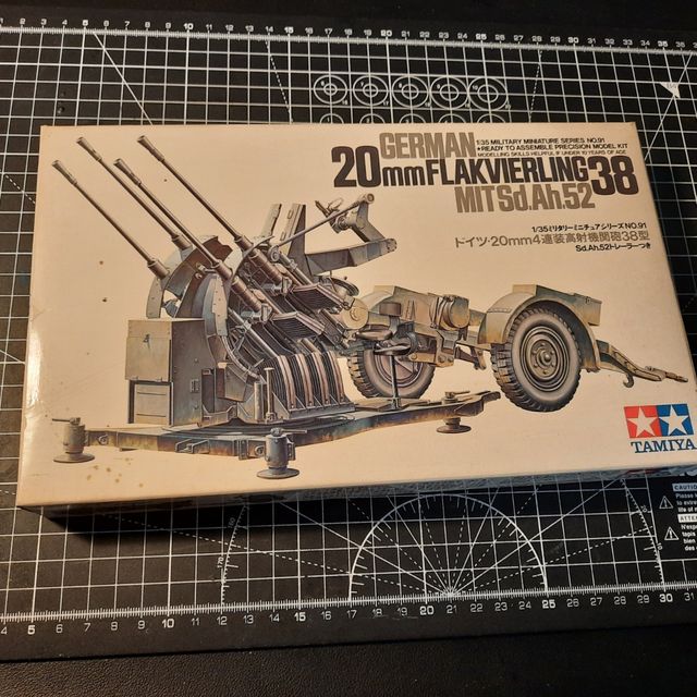 Tamiya 1/35 Tedesco 20mm Flakvierling 38