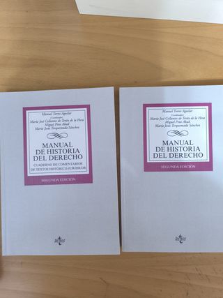 Manual de historia del derecho
