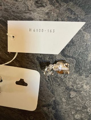 Orecchini Christian Dior clip cristallo