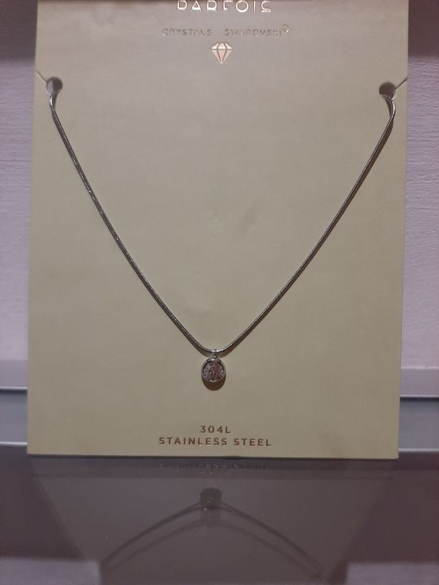 Colgante Parfois Plata Swarovski