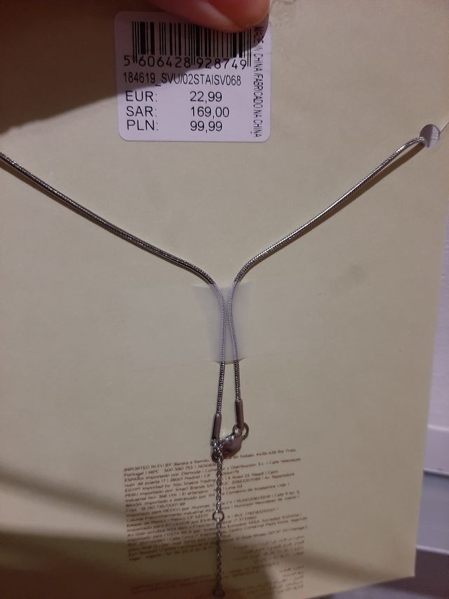 Colgante Parfois Plata Swarovski