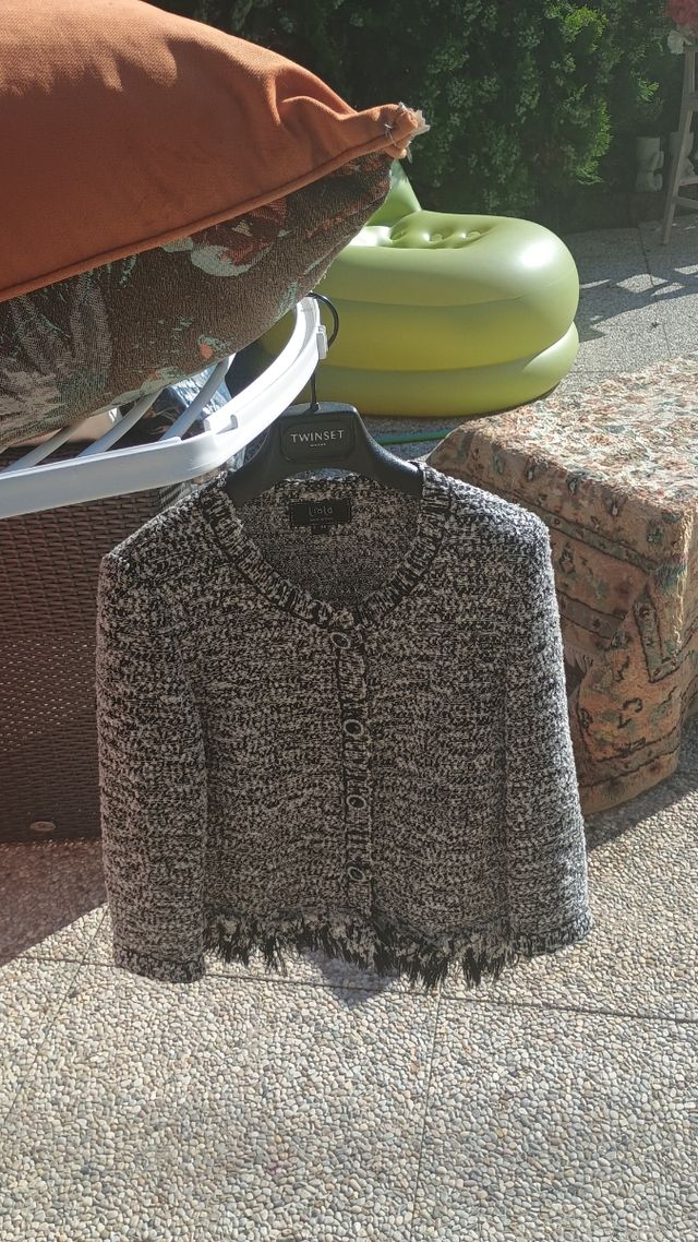 Giacca Liola bouclé taglia M/12, 44 It, 40 Fr