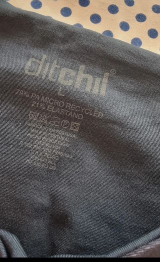 Mallas Ditchil Mujer Talla L Azul,Nuevas 