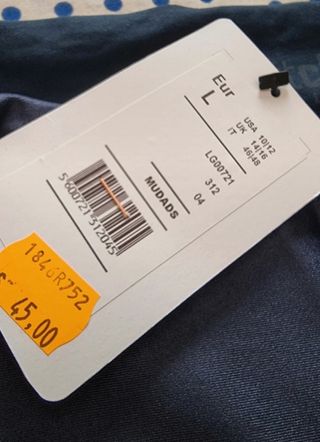 Mallas Ditchil Mujer Talla L Azul,Nuevas 