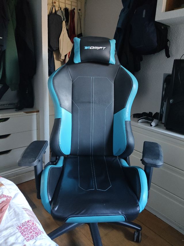 Silla Gaming Drift Negra y Azul
