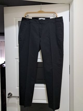 Pantalones negros mujer con cremallera