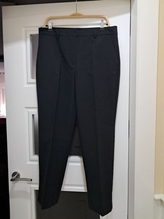 Pantalones negros mujer con cremallera