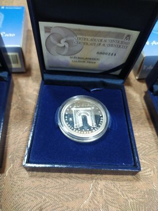 Colección 3 monedas 10 euros plata FNMT