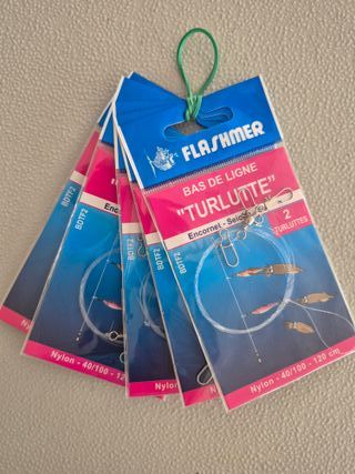 Lote 5 bajos de pesca calamar Flashmer