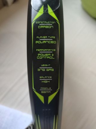 Pala Dunlop Inferno Carbon Extreme + Muñequera