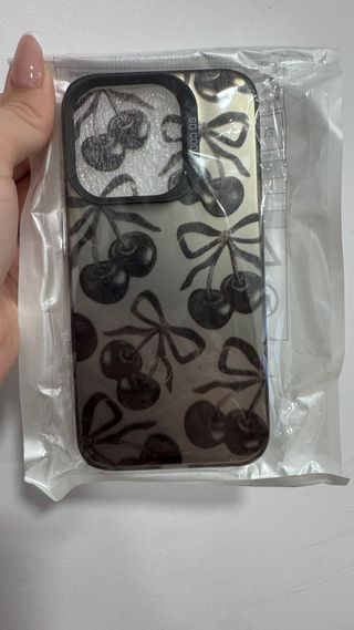 Funda iPhone 15 Pro Diseño Cerezas