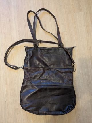 Bolso Tote Cuero Marrón
