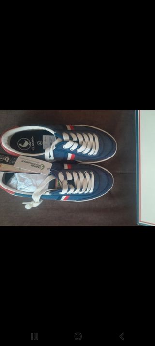 Zapatillas El Ganso Talla 42 Azul/Rojo