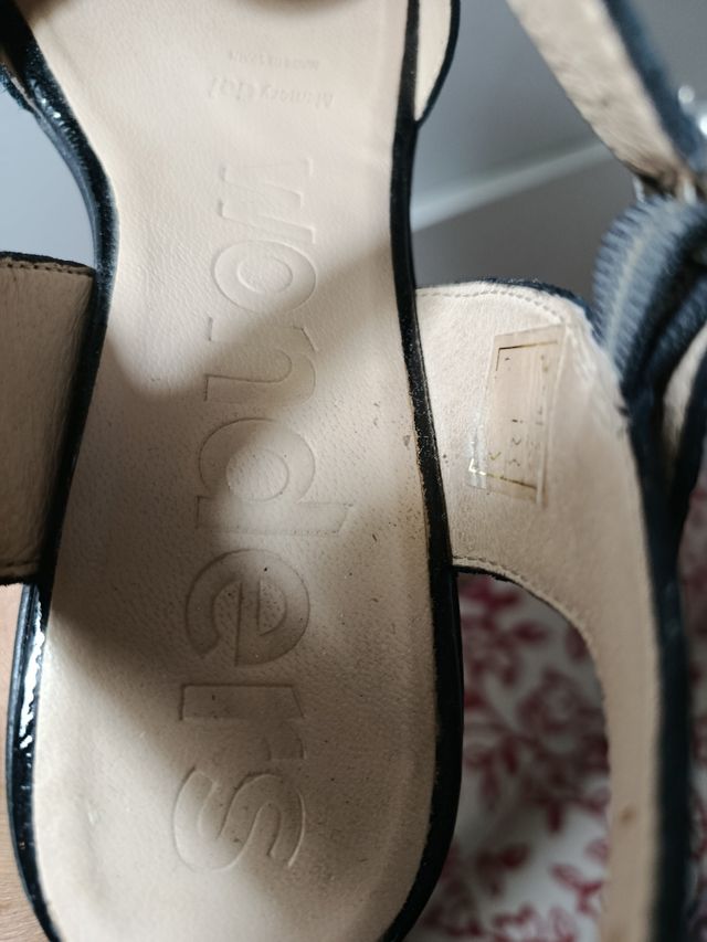 Sandalias elegantes wuonders negras