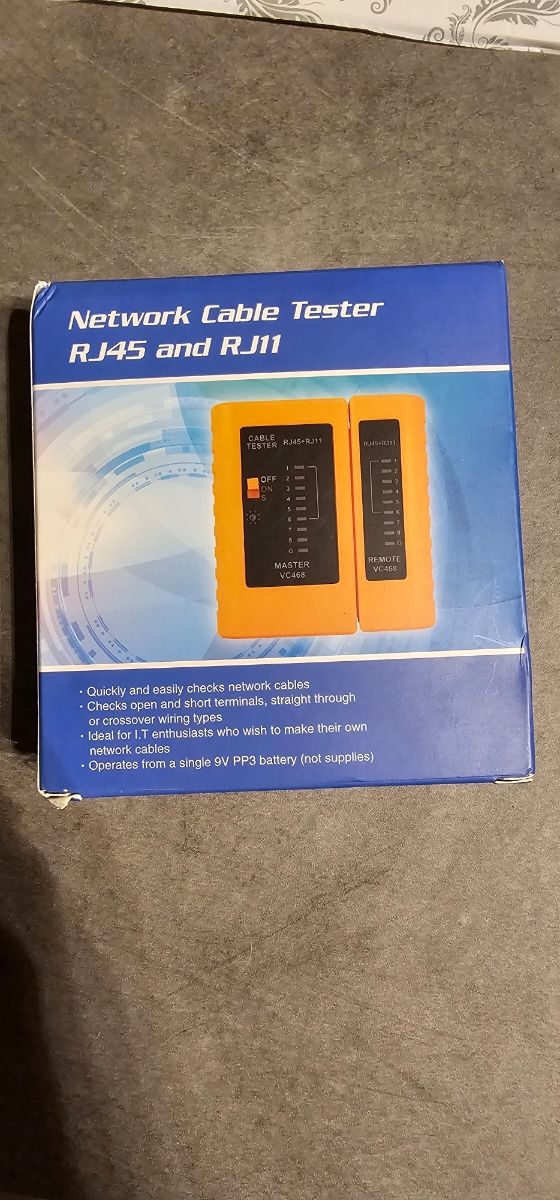 Tester Cavi di Rete RJ45/RJ11 ANENG M469D