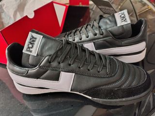 Zapatillas multitacos Pony negras y blancas nuevas