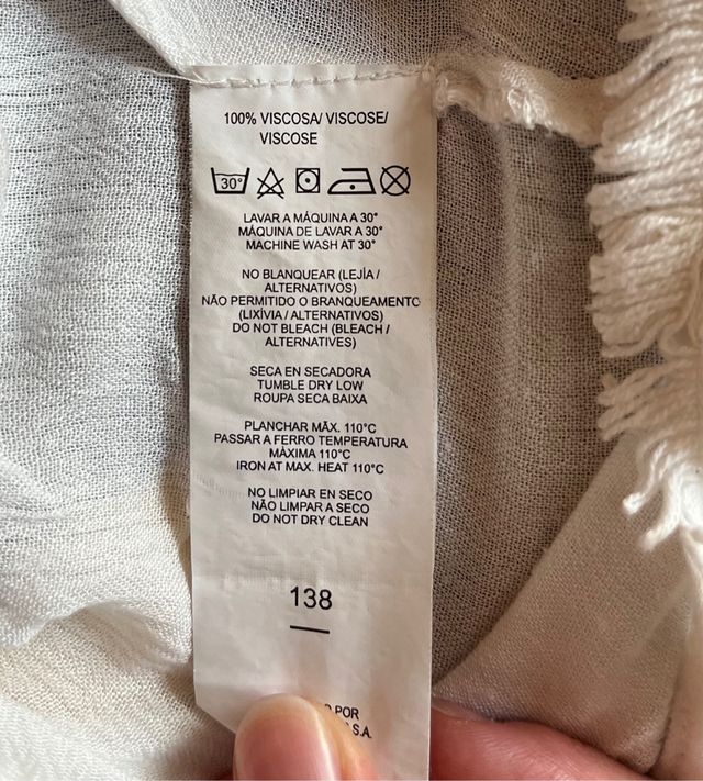 Blusa blanca bordada Green Coast