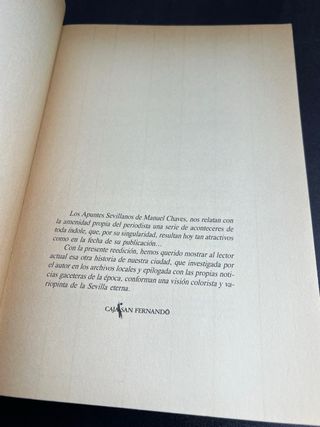 Cosas nuevas y viejas de Sevilla 