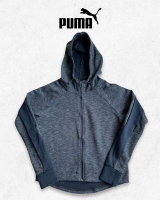 Sudadera Puma Mujer Cremallera Gris Talla S
