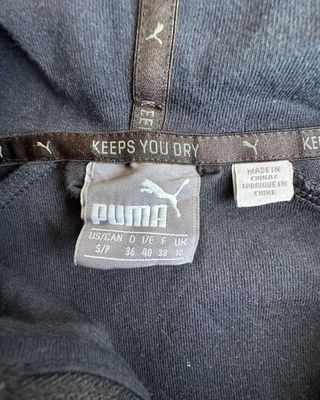 Sudadera Puma Mujer Cremallera Gris Talla S